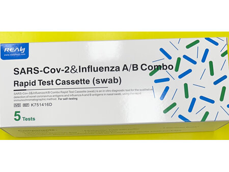 Covid and flu A/B rapid test 5 pack