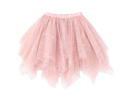 CRACKED Soda Layered Skirt Pink 3-8 years