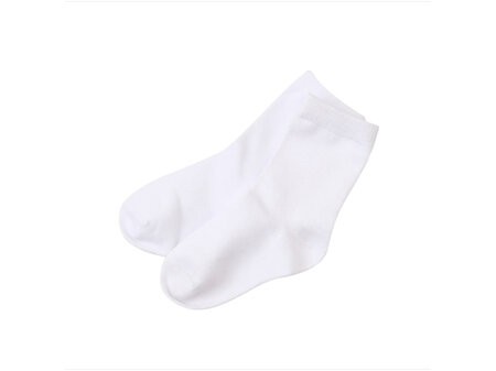 CRACKED SODA  Socks 2pk White 5-8 yrs