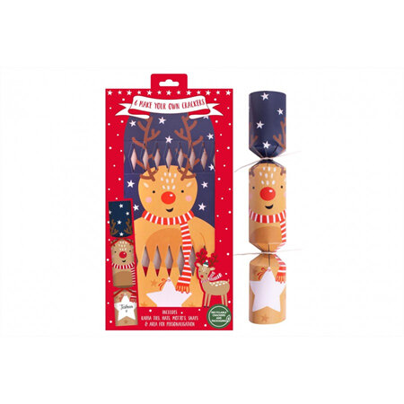 Crackers - diy 6 pack reindeer design