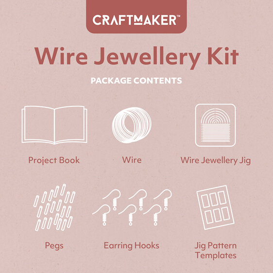 Craft Maker Classic Wire Jewellery Kit diy teen kids