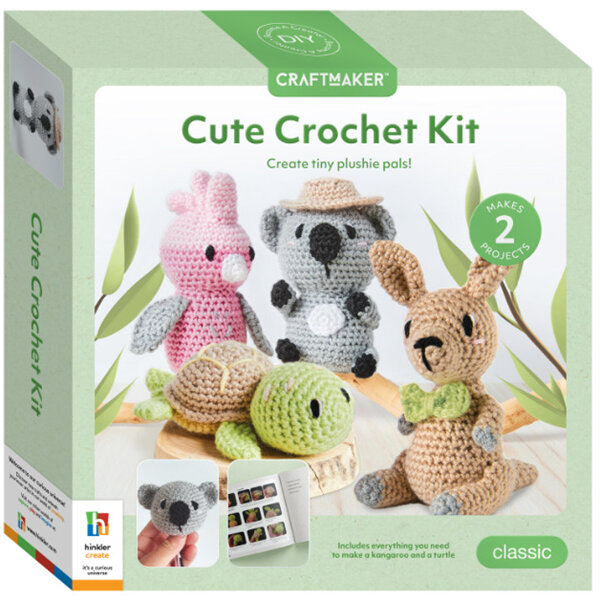 Craftmaker Cute Crochet Animals Kit