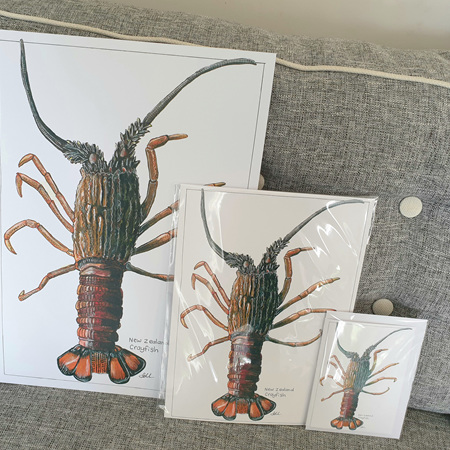 Crayfish Greeting Card