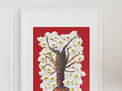 "Crayfish + Mt Cook Buttercup" A4 Print