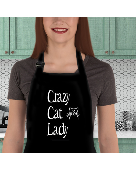 Crazy Cat Lady Funny Apron