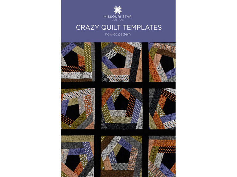 Crazy Quilt Template Set an How to Pattern Bundle