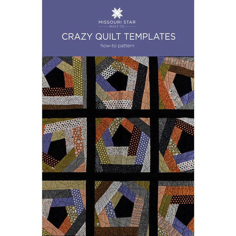 Crazy Quilt Template Set an How to Pattern Bundle