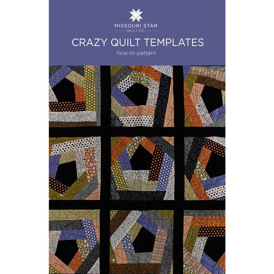 Crazy Quilt Template Set an How to Pattern Bundle