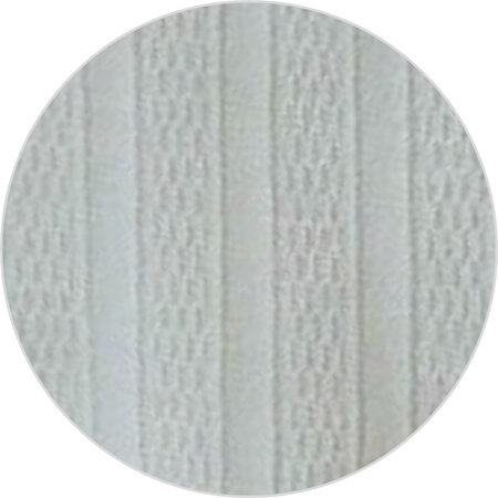 'Cream Stripe' 50% Merino/40% Cotton, 1.52 long x min. 1.15 wide + sizeable tail (small mark), 220gs