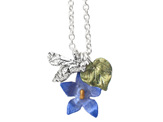 create charm necklace customised personalise flowers lily griffin jewellery nz
