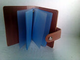 Credit Card Holder Wallet In Pinky Brown
