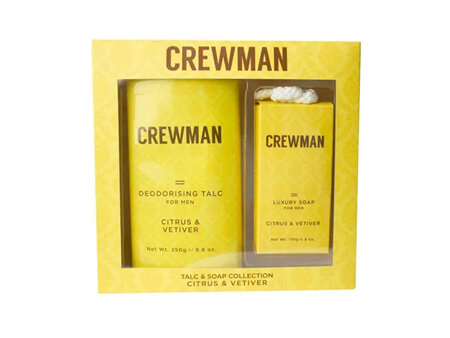 CREWMAN TALC 250 G & SOAP 170 G GIFT SET CITRUS &