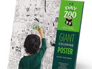 Crocodile Creek Giant Colouring Poster Day at the Zoo