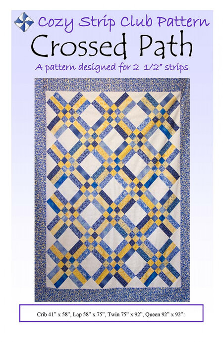 Crossed Path Quilt from Cozy Quilt Designs