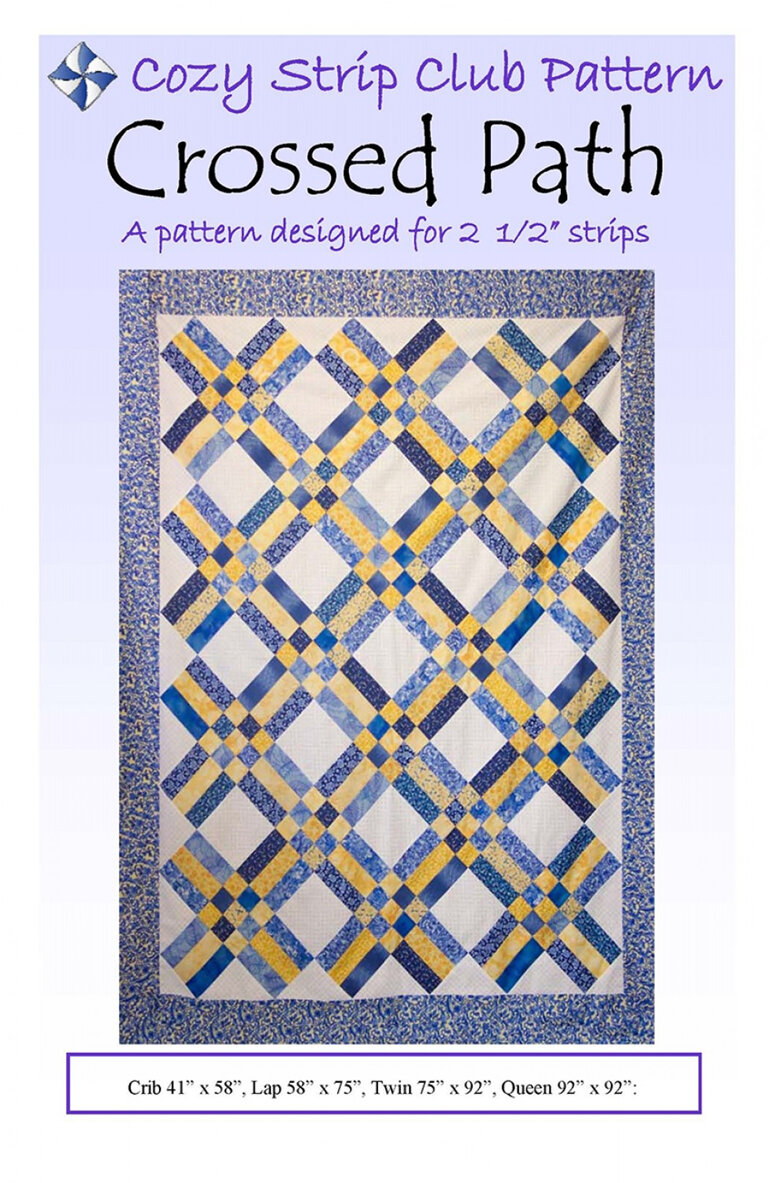 Crossed Path Quilt from Cozy Quilt Designs