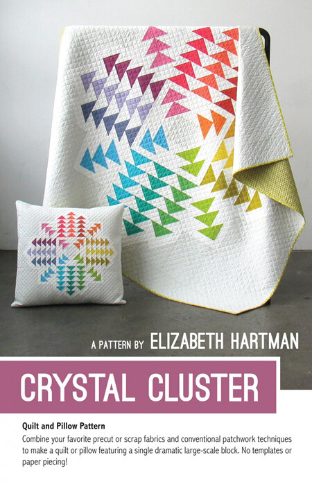 Crystal Cluster Quilt Pattern from Elizabeth Hartman