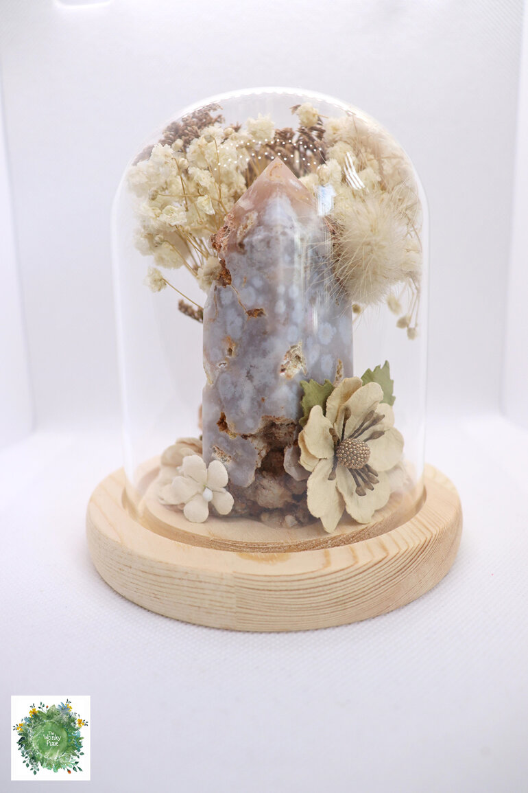 Crystal Dome, Glass Dome, Crystals, Druzy, The Wonky Pixie, New Zealand,