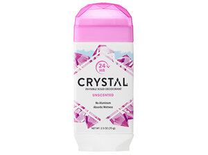 Crystal Invisible Solid Deodorant Unscented - 70g