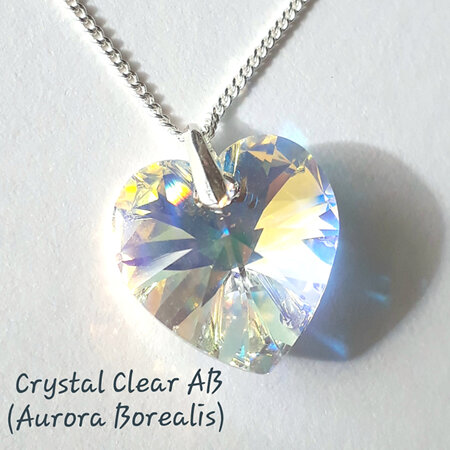 Crystal Pendant - Clear AB (chain not included)