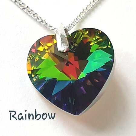 Crystal Pendant - Rainbow (chain not included)