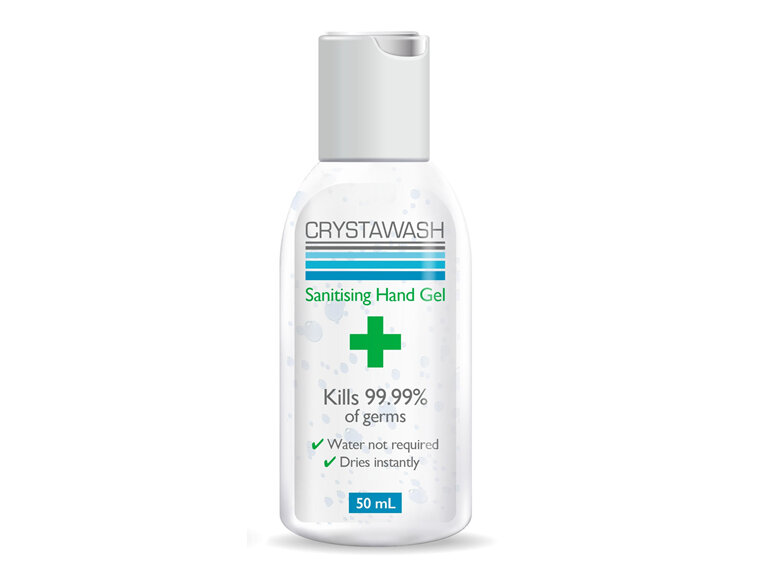 Crystawash®  Sanitising Hand Gel, 50ml