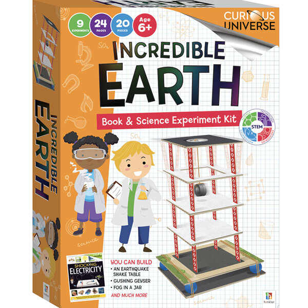 Curious Universe Incredible Earth Book & Science Experiments Kit