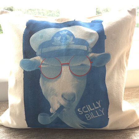 Cushion Cover - Blue Billy