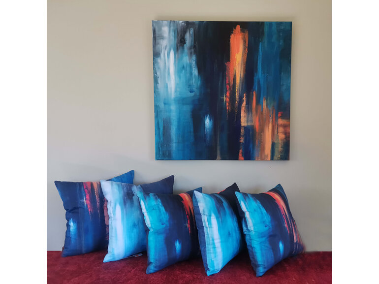 Cushions made in NZ Artist