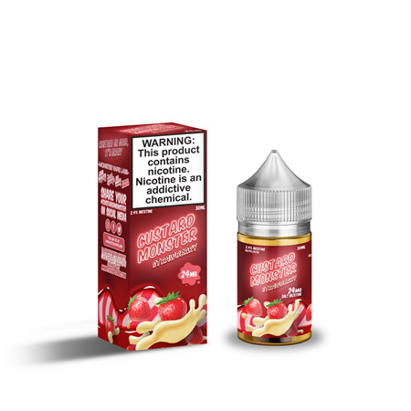 Custard Monster Salts - Strawberry - 30ml - e-Liquid
