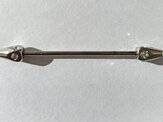 Cut Above Metal Shawl Pin