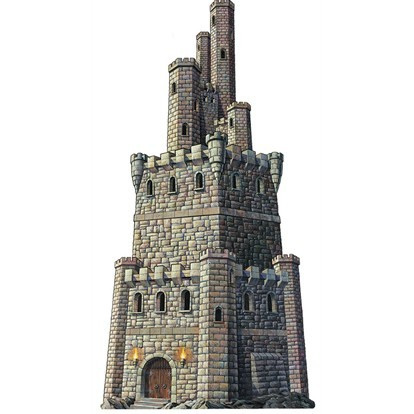 Cutout Jointed Castle Tower