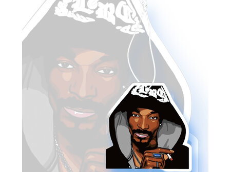 D-Lish - Black Snoop Dogg Car Air Freshner Good Girl