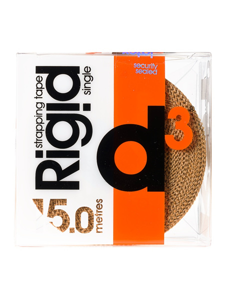 d3 Rigid Strapping Tape - Single Pack  1x38mmx13.7 (Beige)