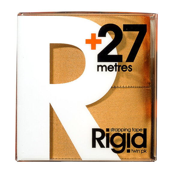 d3 Rigid Strapping Tape - TwinPack  2x38mmx13.7 (Beige)