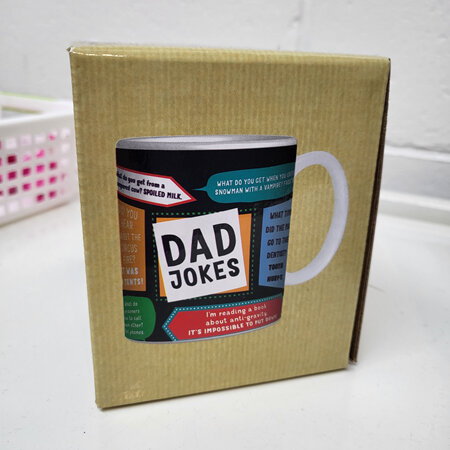 Dad jokes mug