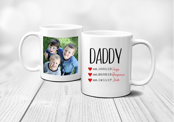 Daddy Established Personalised Mug