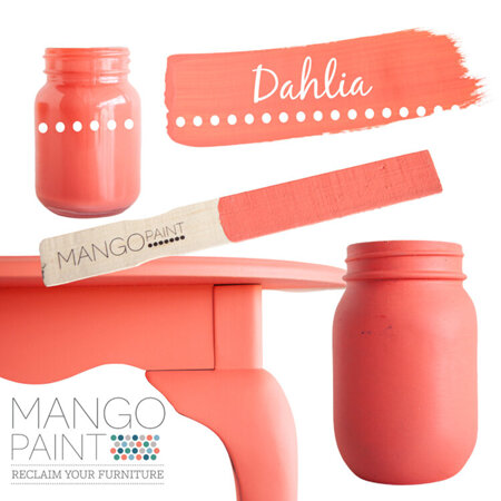 Dahlia Mango Paint