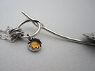 Daisy Sterling Silver and Citrine Necklace
