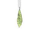 daphne leaf spring green sterling silver nature botanical pendant lilygriffin nz