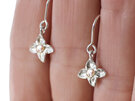 daphne sterling silver solid 10k gold star flowers earrings jewellery nz