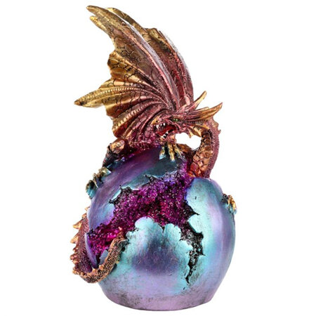 Dark Legends LED Geode Fire Dragon Egg