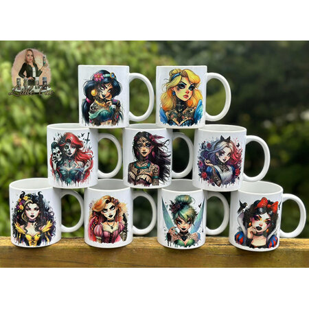 Dark Princess Mug Designs