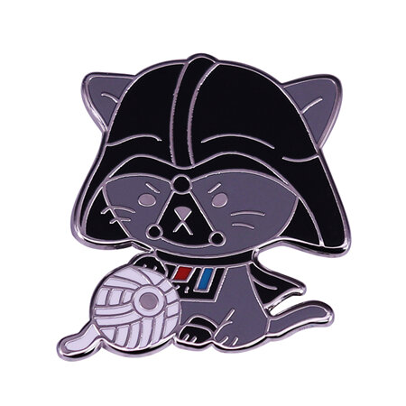 Darth Vader Cat Enamel Pin