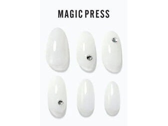 Dashing Diva Magic Press Nail - Clear white