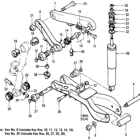Datsun 620 Ute - Front Suspension Parts