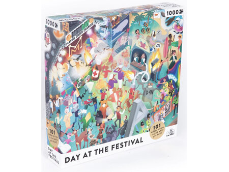 Day at the Festival 1000 Piece Puzzle & Game