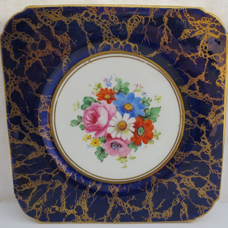 Decorative tea plate