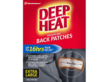 Deep Heat Back (Extra Large) Patches 2pk