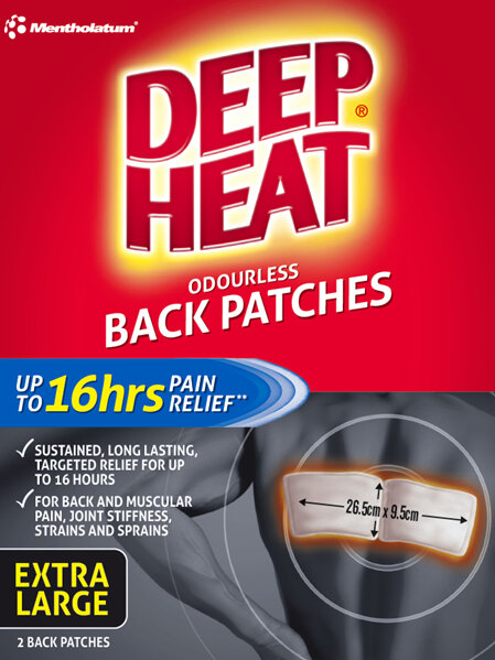 Deep Heat Back Patches 2pk