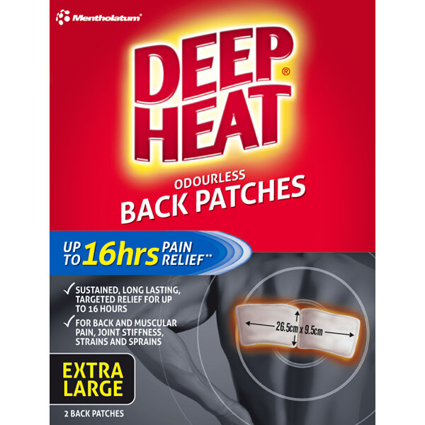 Deep Heat Back Patches 2pk